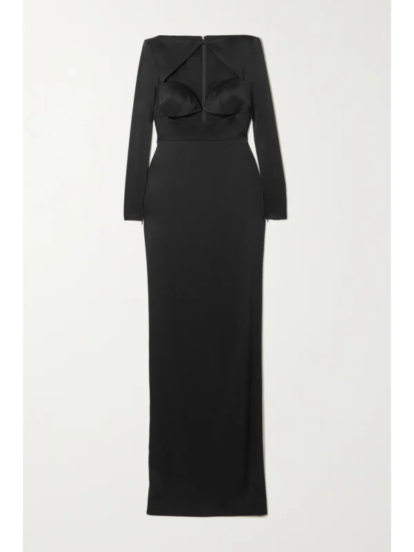 Alex Perry Cohan Cutout Satin-crepe Maxi Dress