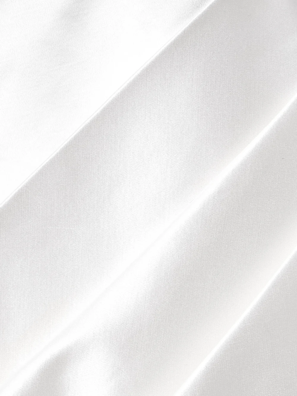 Close-up detail of the Alex Perry Draped Cotton and Silk-blend Mini Dress