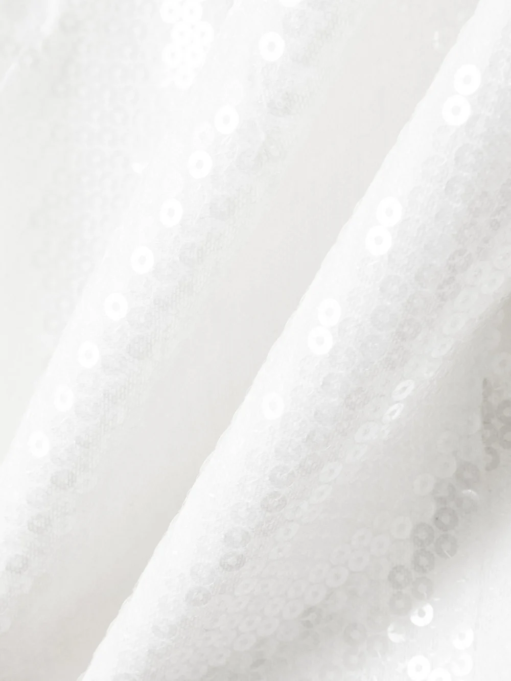 Close-up detail of the Alex Perry Halterneck Draped Sequined Crepe Mini Dress