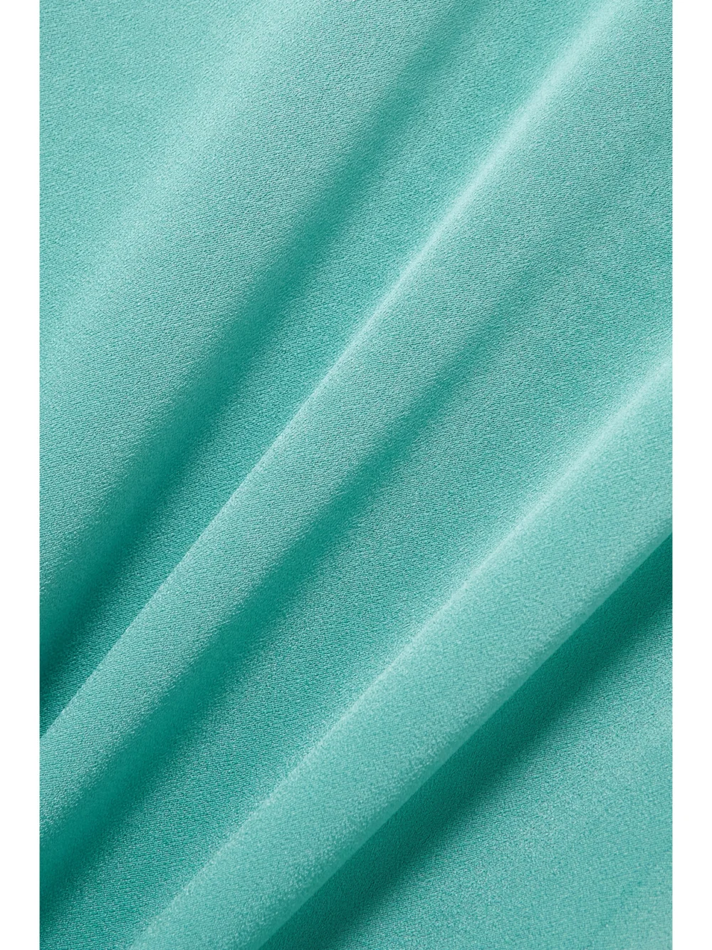 Close-up detail of the Alex Perry Linden Wrap-effect Satin-crepe Midi Dress