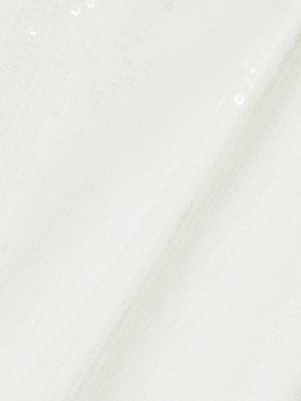 Close-up detail of the Alex Perry Strapless Sequined Crepe Midi Dress