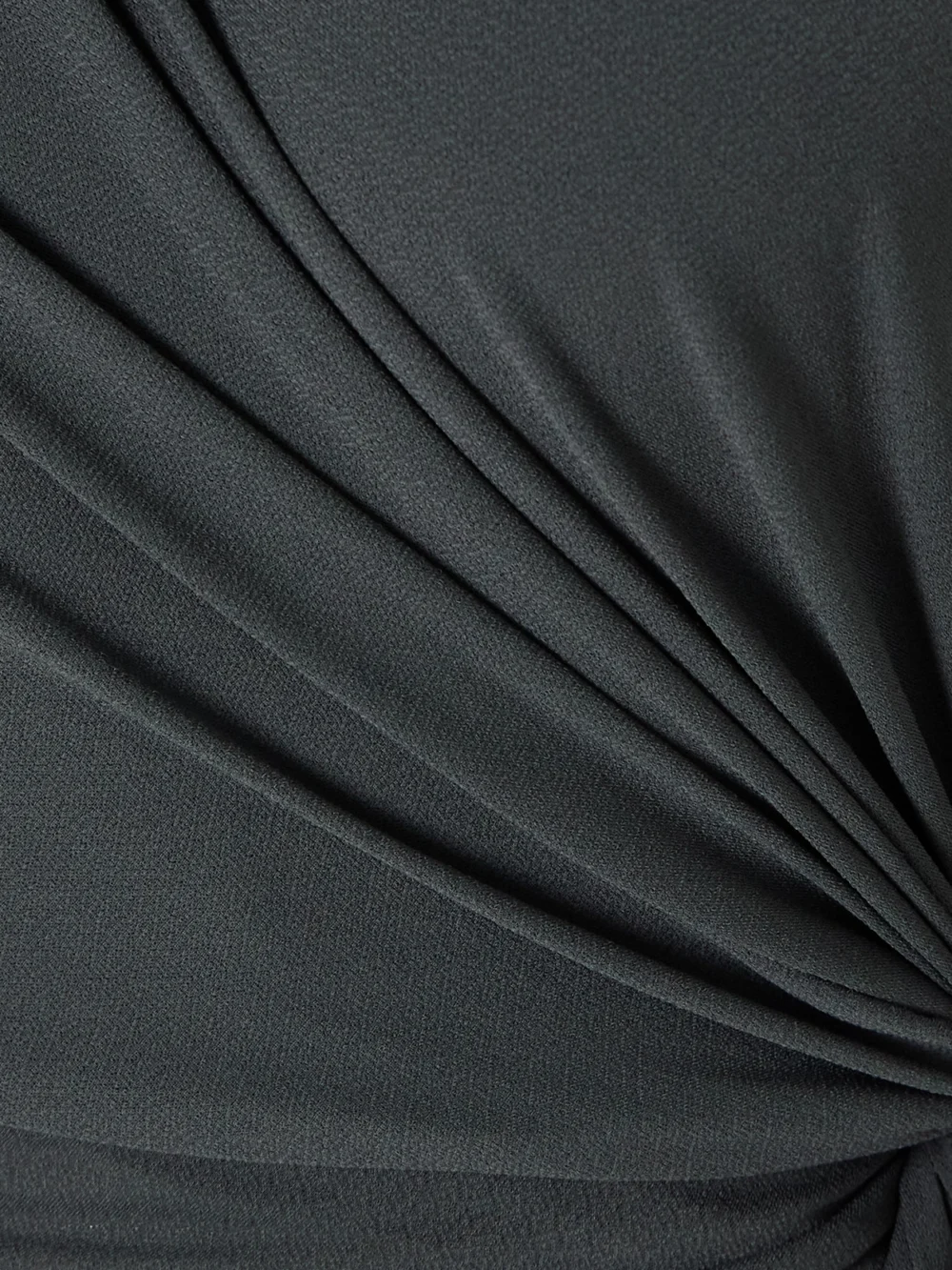 Close-up detail of the Alex Perry Twist-front Crepe-jersey Midi Dress