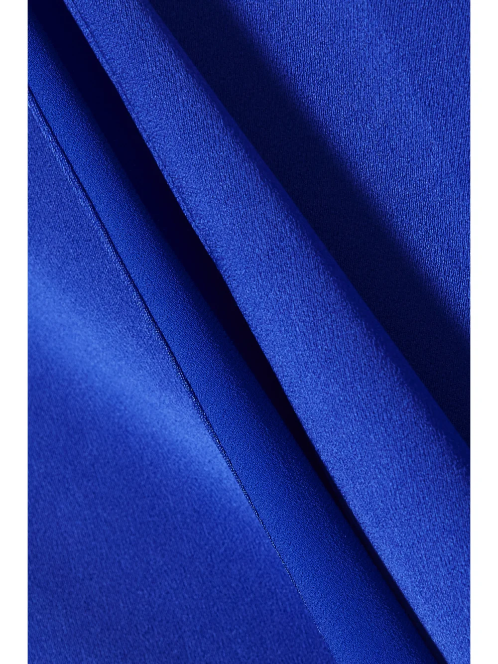 Close-up detail of the Alex Perry Vander Cape-effect Satin-crepe Midi Dress