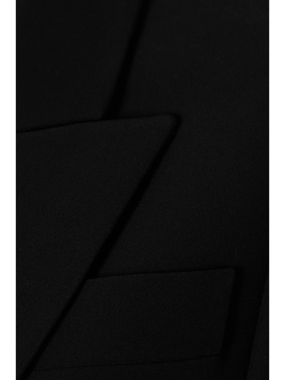 Close-up detail of the Alexander McQueen Crepe Blazer
