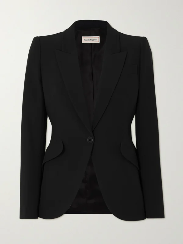 Alexander McQueen Crepe Blazer