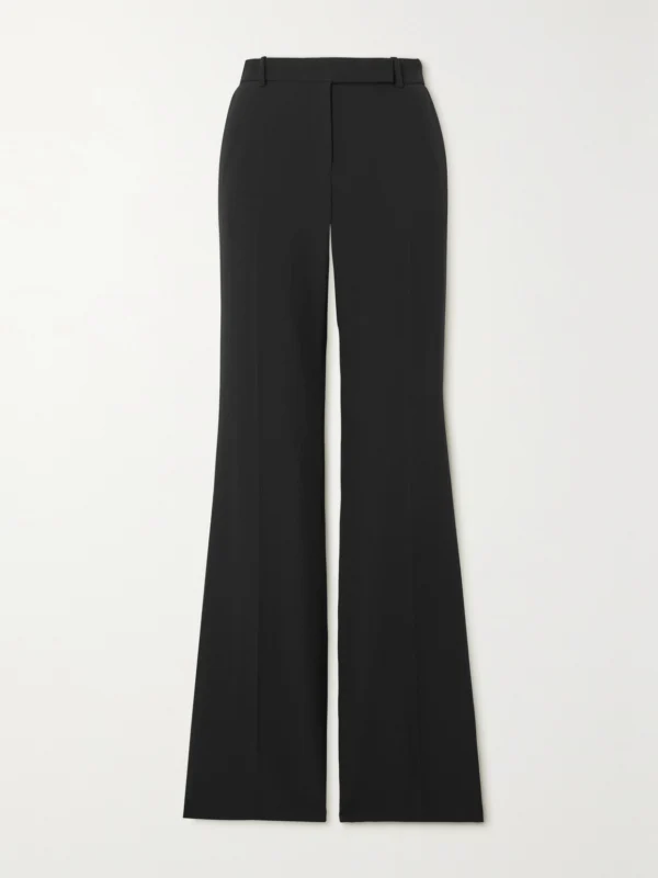 Alexander McQueen Crepe Bootcut Pants
