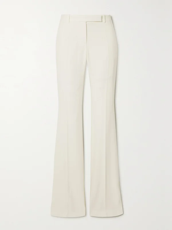 Alexander McQueen Crepe Bootcut Pants