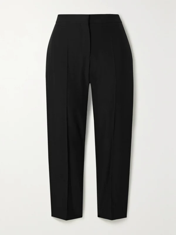 Alexander McQueen Cropped Woven Straight-leg Pants