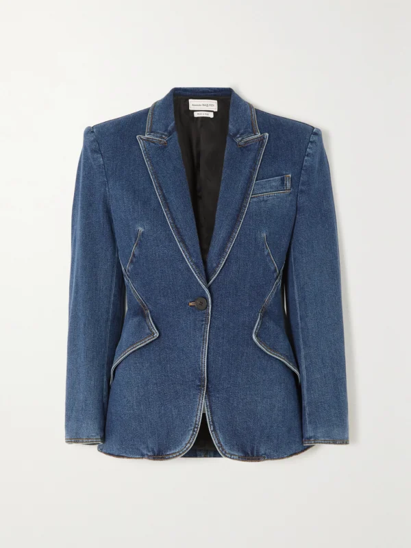 Alexander McQueen Denim Blazer