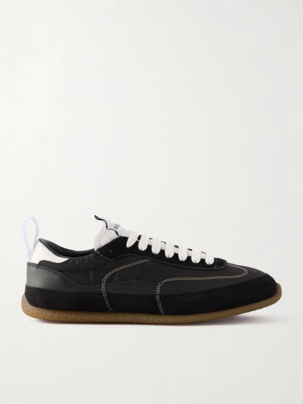 Alexander McQueen Ec1 Suede and Leather-trimmed Shell Sneakers
