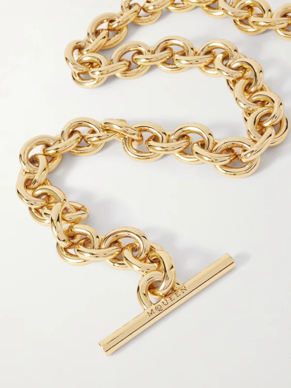 Alexander McQueen Gold-tone Chain Belt