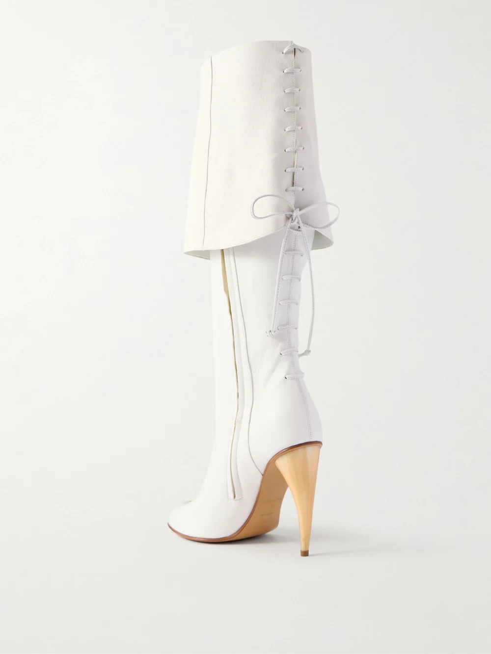 Back view of the Alexander McQueen Leather Boots