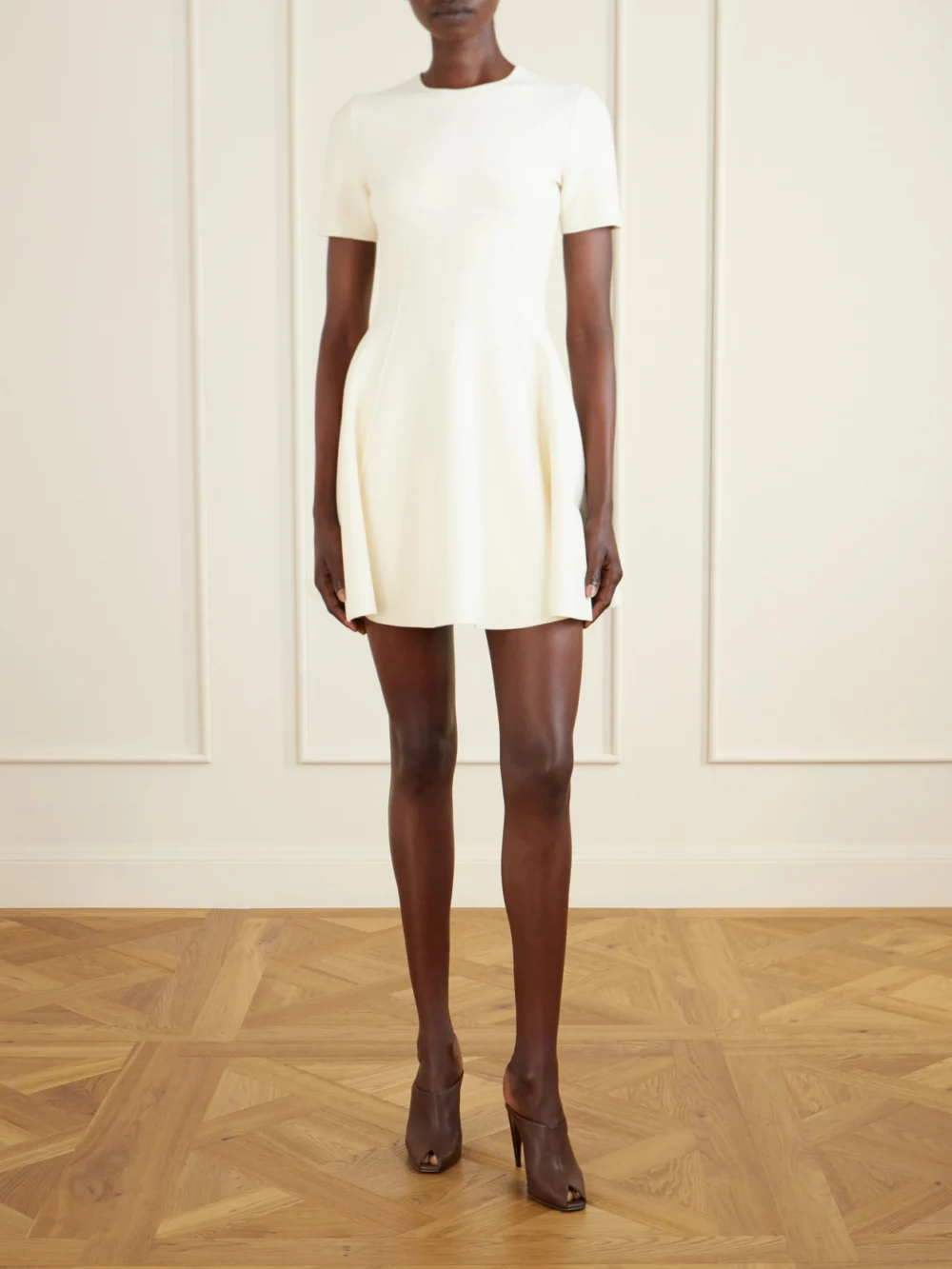 Alexander McQueen Leather Mules, styled view