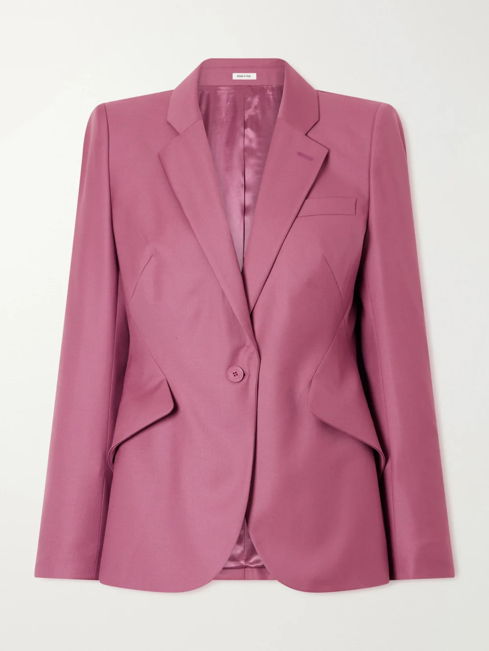 Alexander McQueen Wool Blazer in pink
