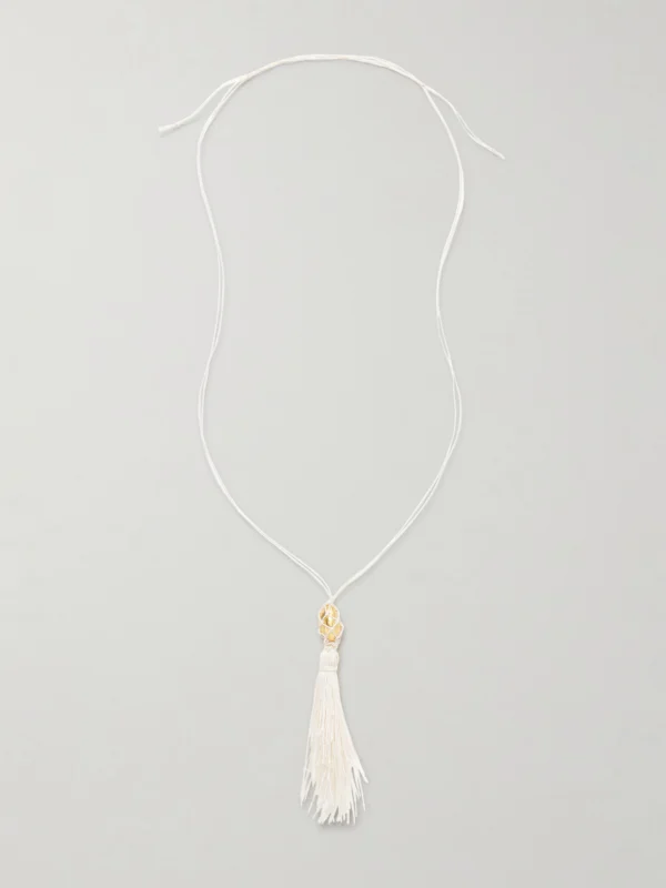 Alighieri Melody Cord and Gold-plated Necklace