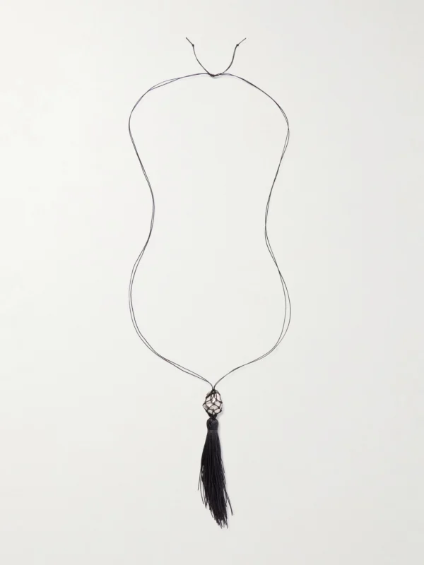 Alighieri Melody Cord and Silver Necklace