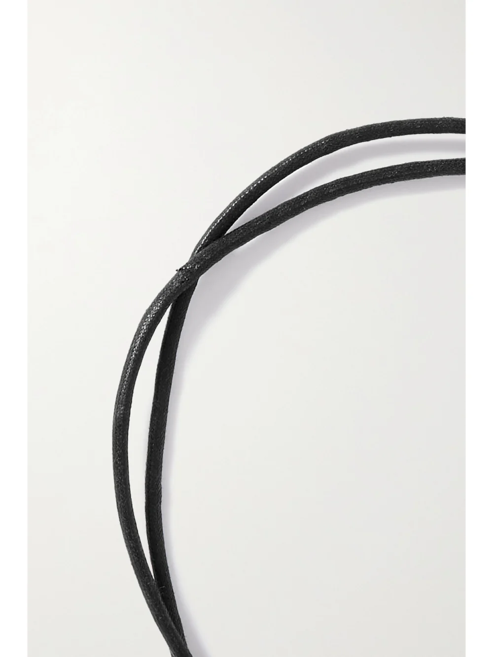 Back view of the Alighieri The Mini Link of Wanderlust Gold-plated Cord Necklace