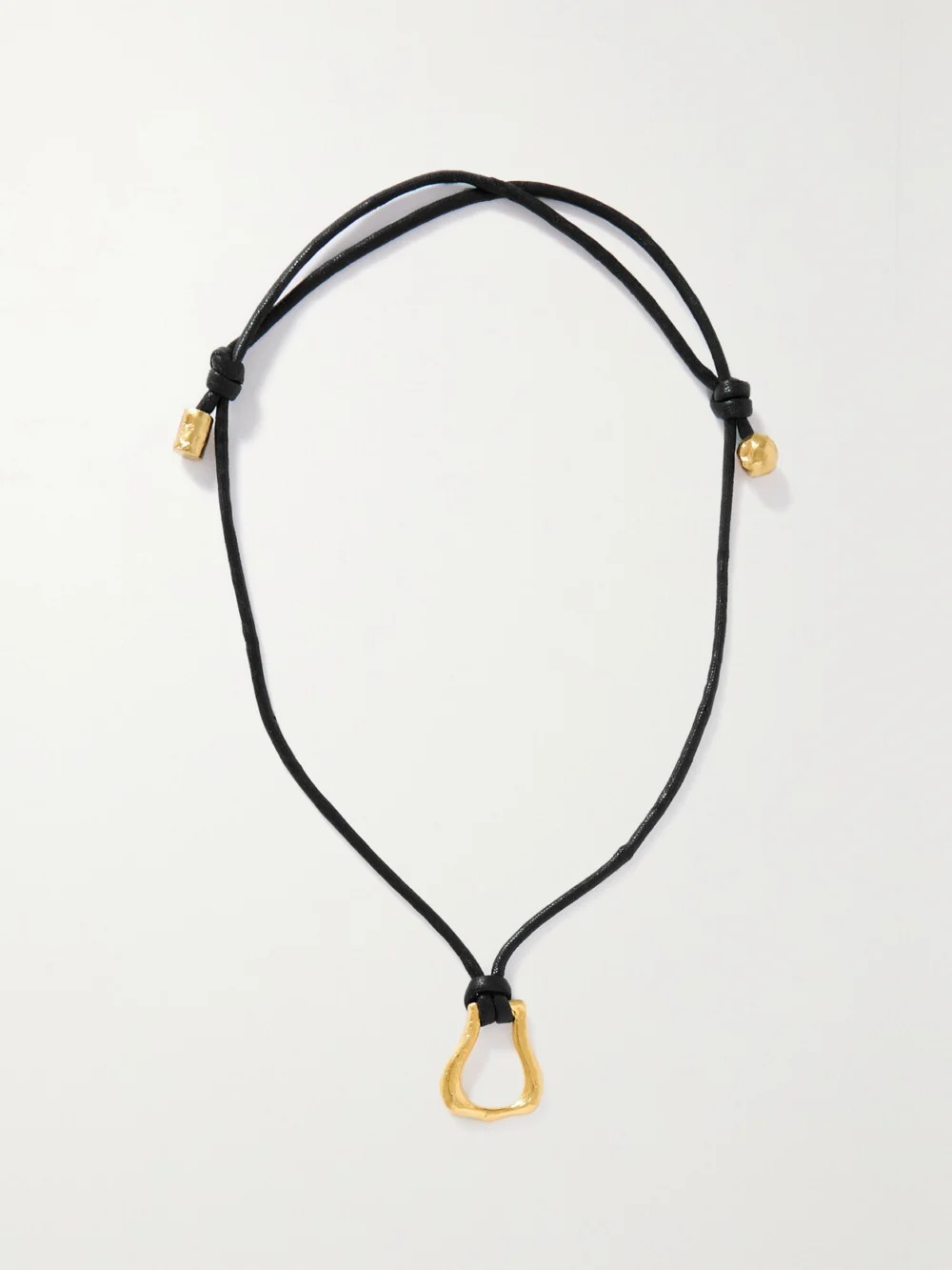 Alighieri The Mini Link of Wanderlust Gold-plated Cord Necklace