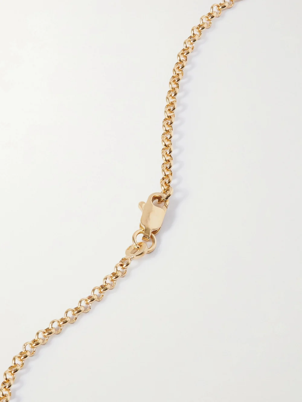 Back view of the Alighieri The Silhouette of Summer Gold-plated Necklace