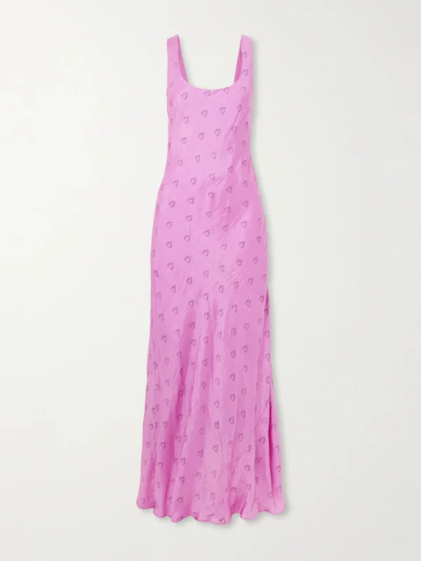 Alix Of Bohemia Adele Printed Silk Midi Dress