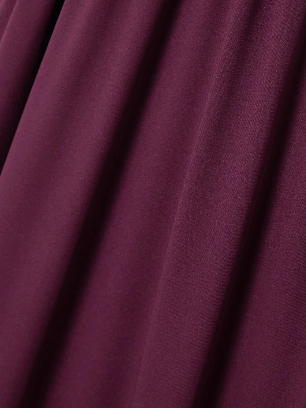 Close-up detail of the Altuzarra Char Ruched Wrap-effect Recycled Stretch-jersey Maxi Dress