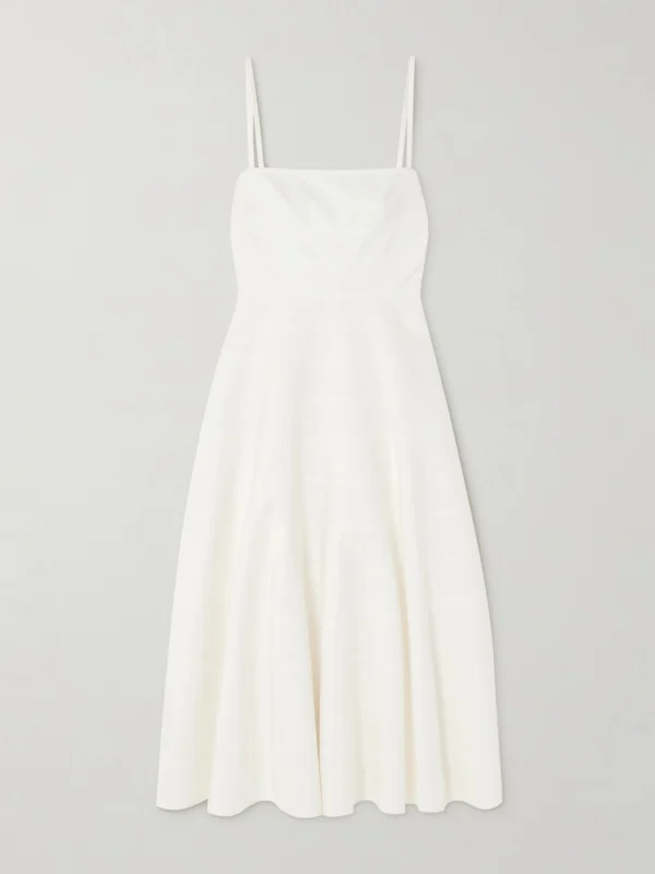 Altuzarra Connie Cotton-poplin Midi Dress