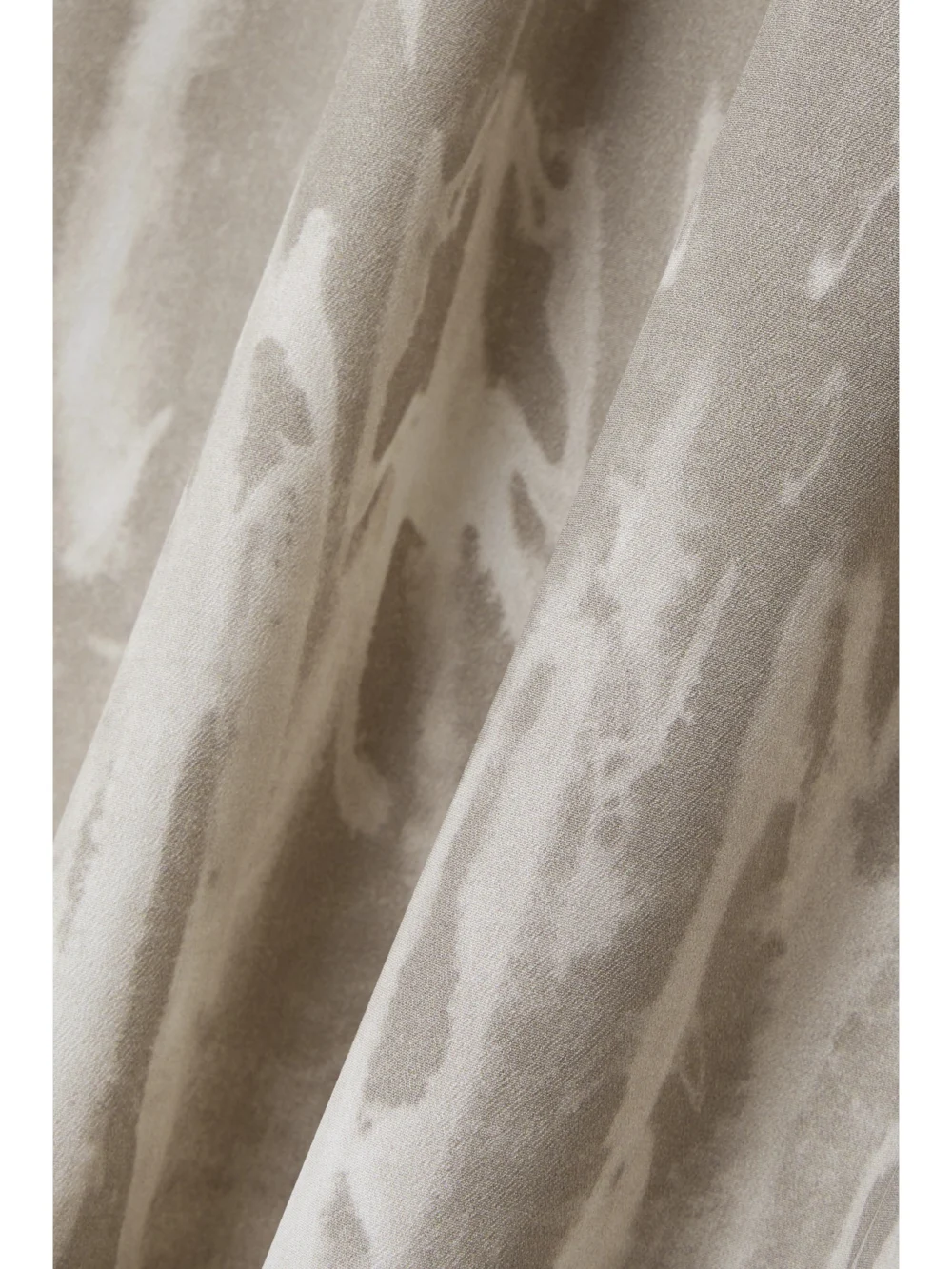 Close-up detail of the Altuzarra Fiona Gathered Printed Crepe De Chine Maxi Dress