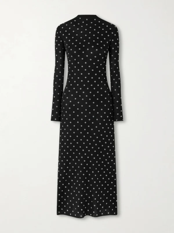 Altuzarra Kaplan Eyelet-embellished Jersey Maxi Dress