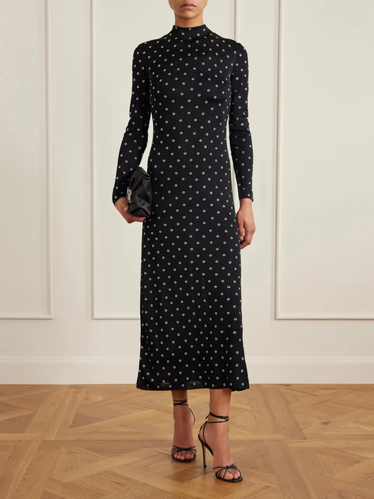 Altuzarra Kaplan Eyelet-embellished Jersey Maxi Dress