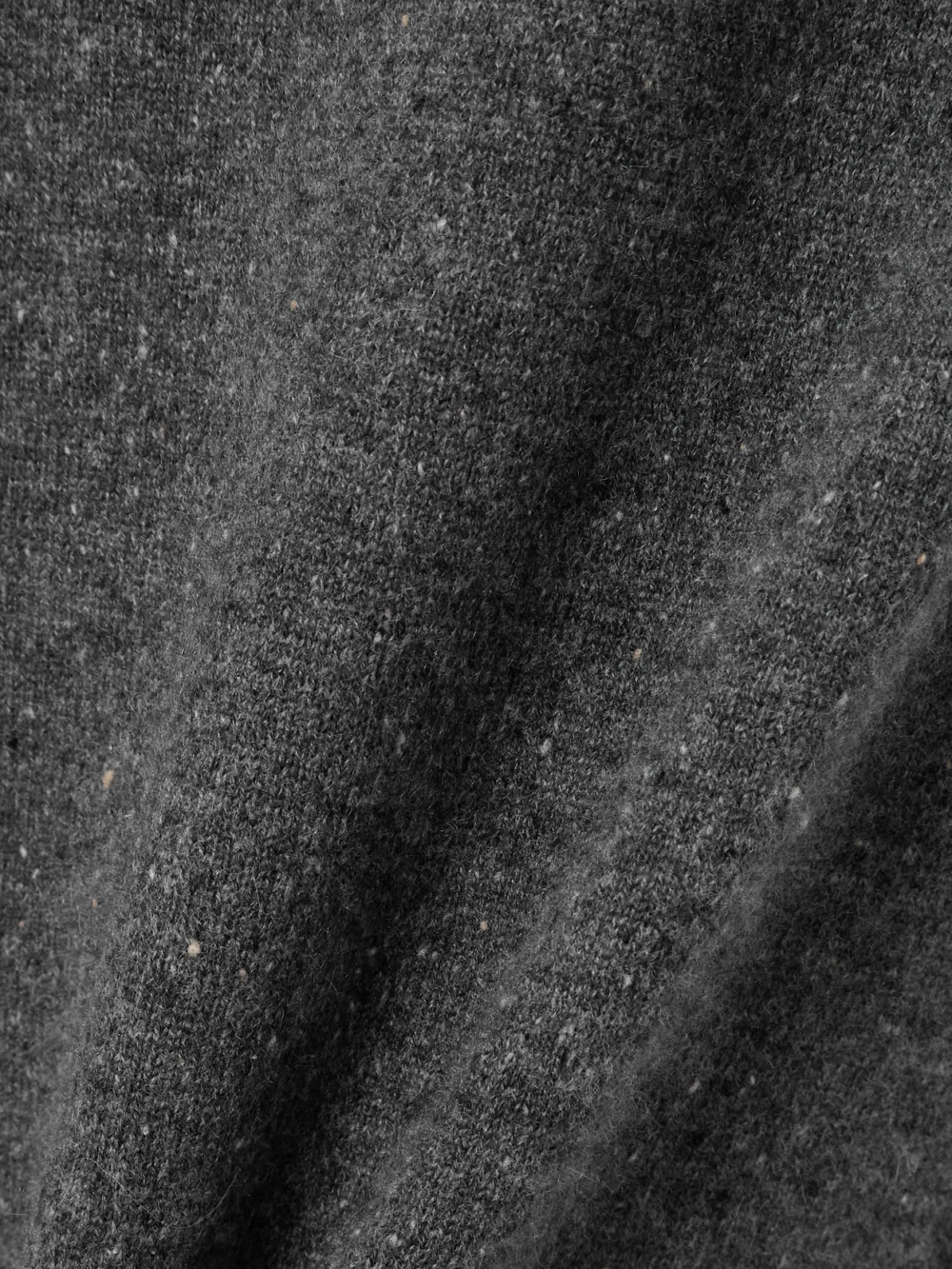 Close-up detail of the Altuzarra Kasos Off-the-shoulder Draped Brushed-cashmere Midi Dress