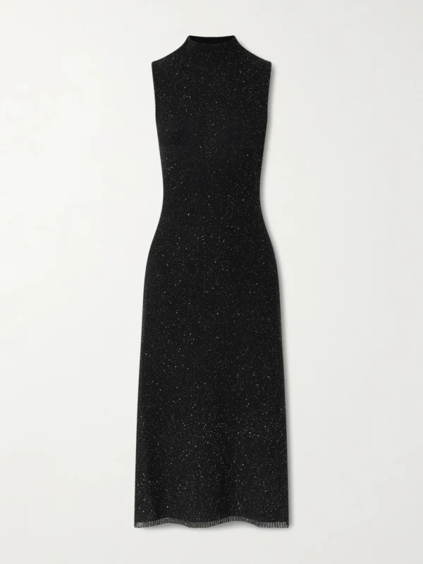 Altuzarra Marian Knitted Halterneck Midi Dress