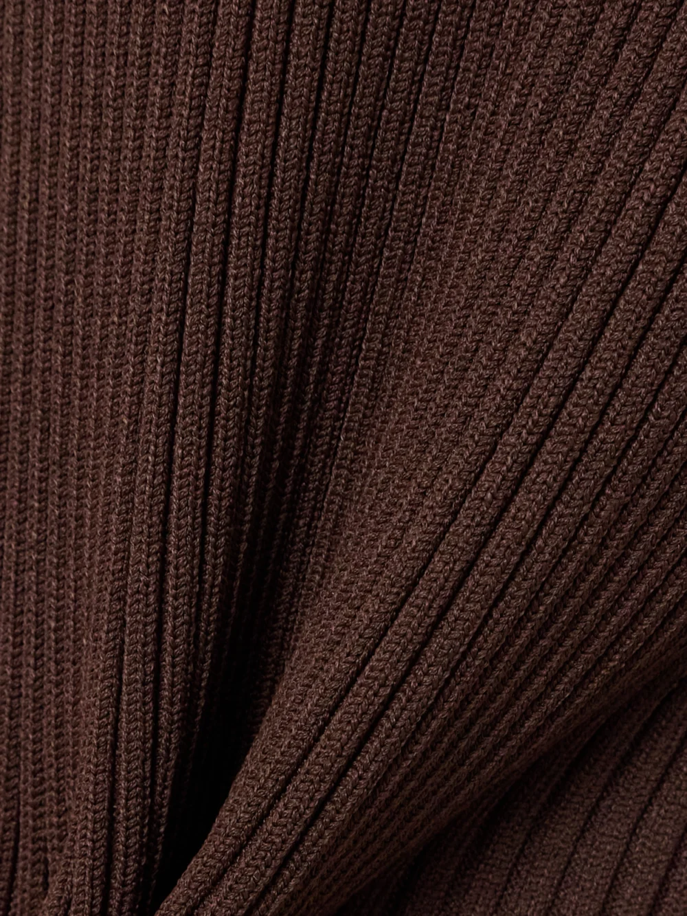 Close-up detail of the Altuzarra Ribbed-knit Maxi Dress