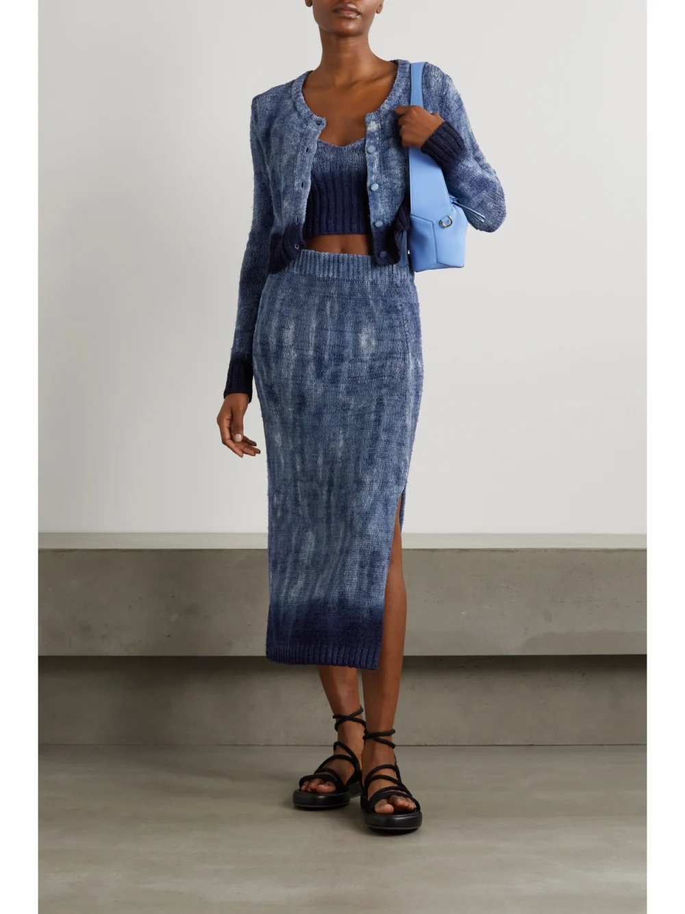 Altuzarra Silk Bralette, worn by a model