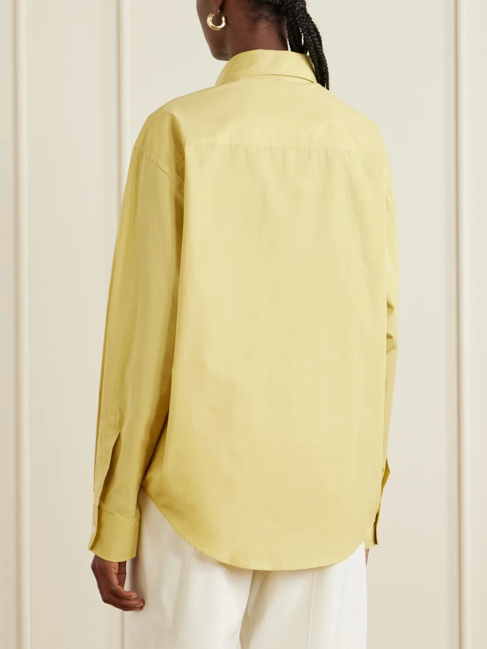 Back view of the Ami Paris Cotton-poplin Shirt