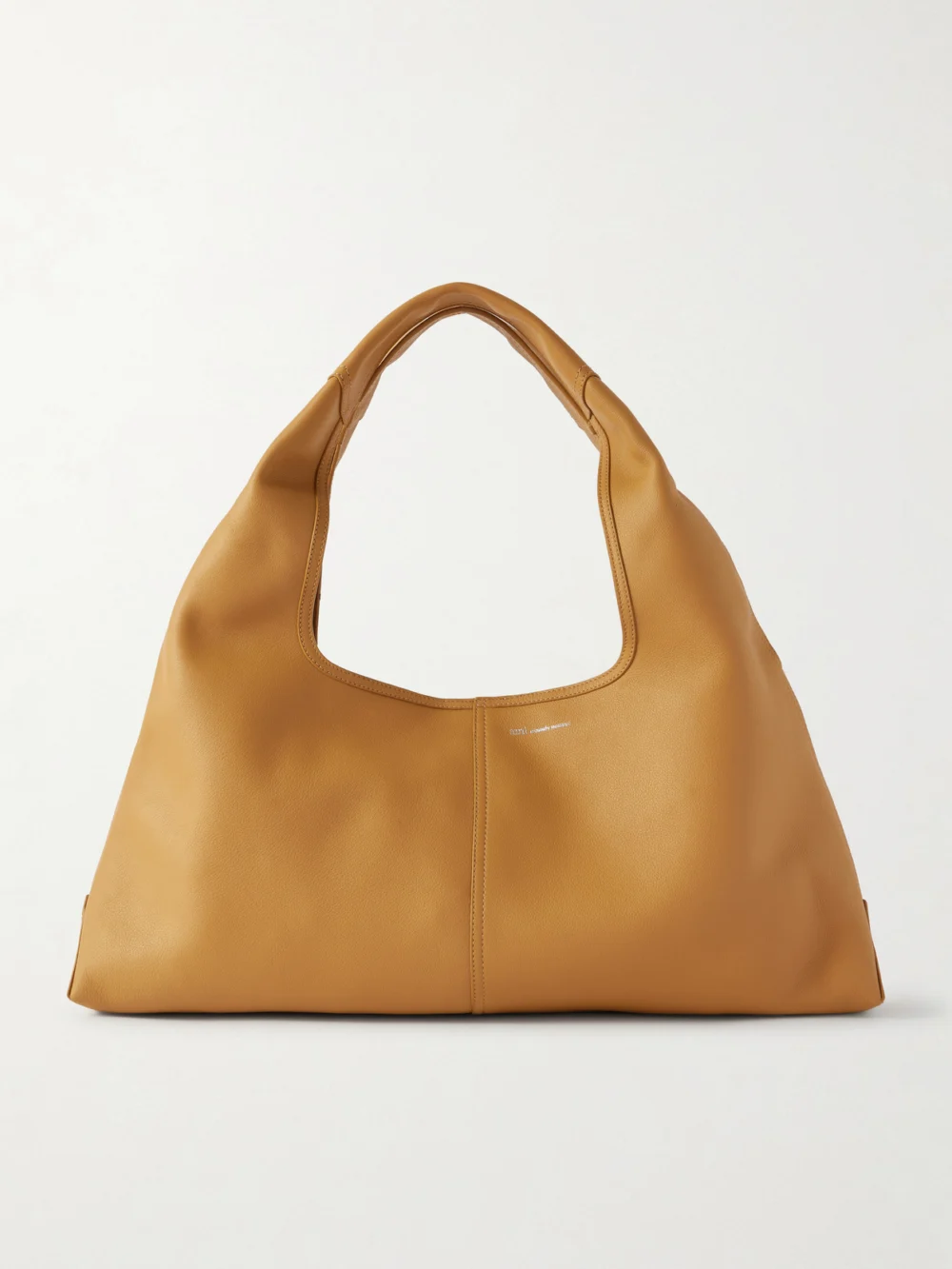 Ami Paris Etienne Leather Shoulder Bag in brown