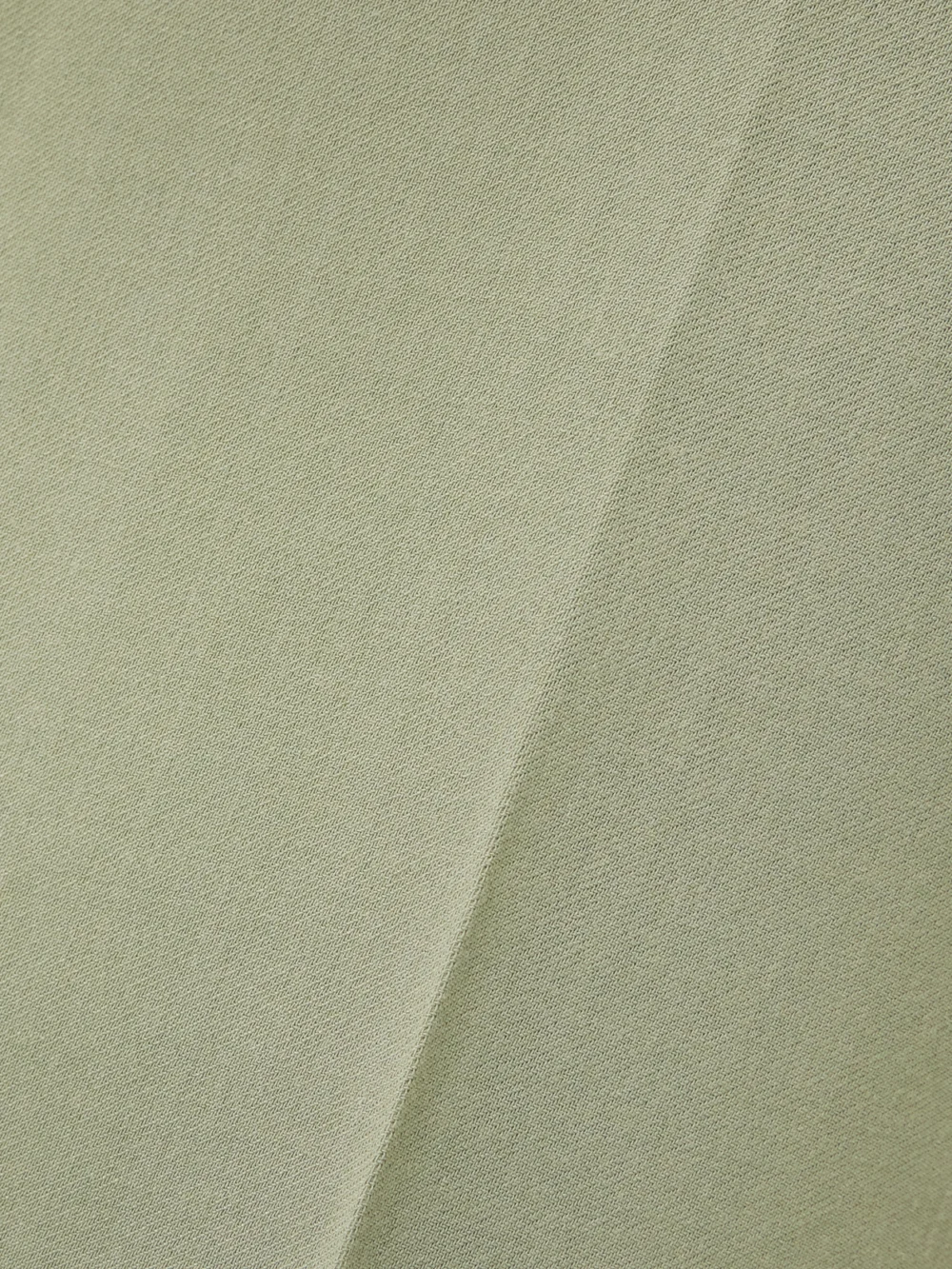 Close-up detail of the Ami Paris Twill Flared Pants
