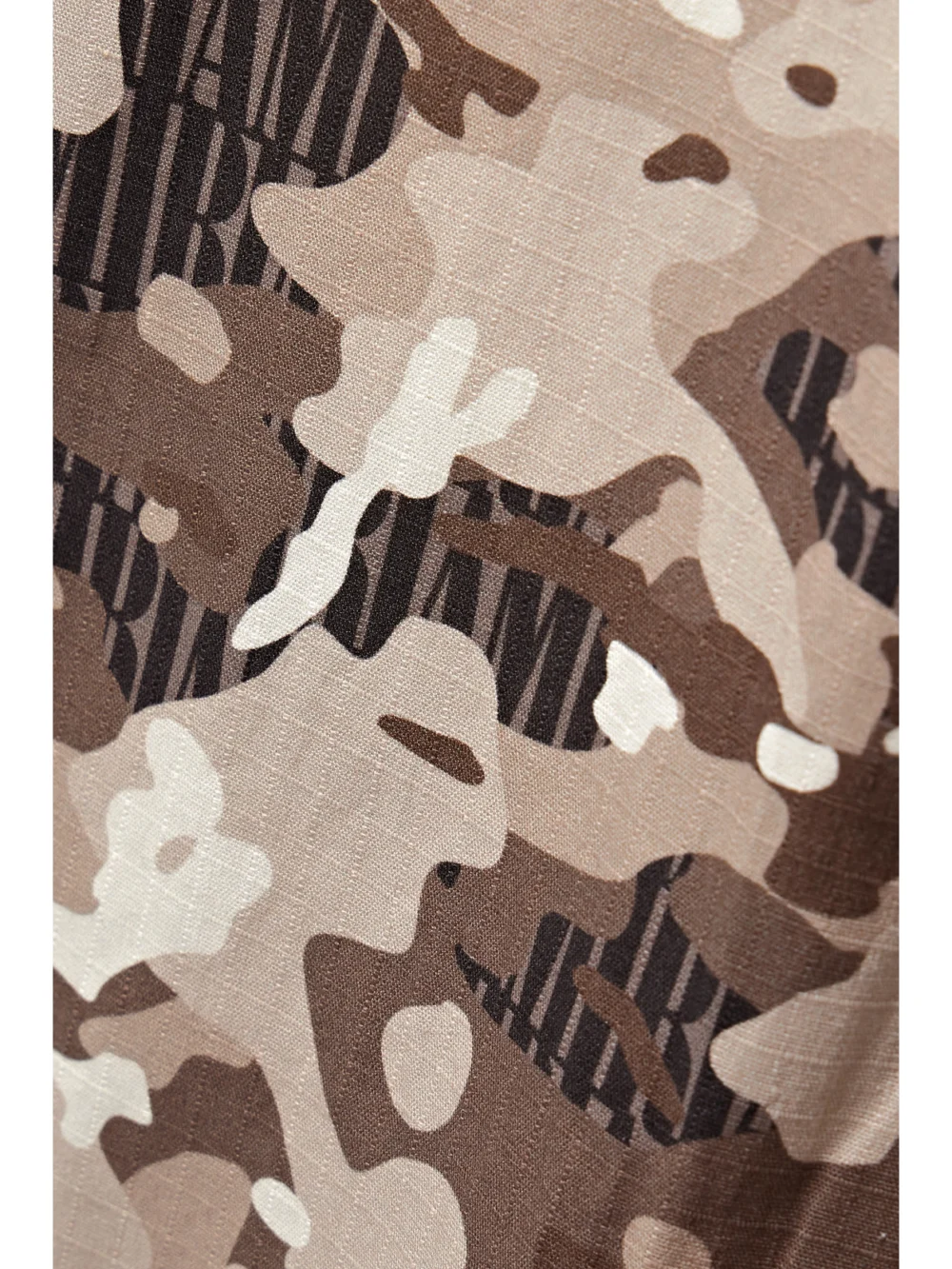 Close-up detail of the Amiri Camouflage-print Cotton-ripstop Wide-leg Cargo Pants
