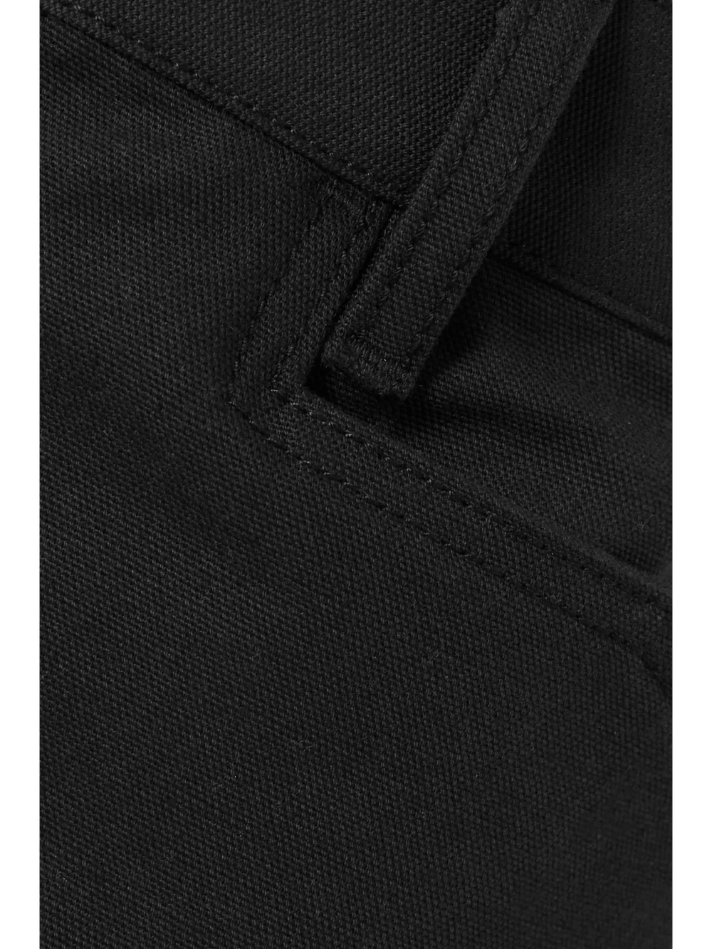 Close-up detail of the Amiri Cotton-canvas Wide-leg Pants