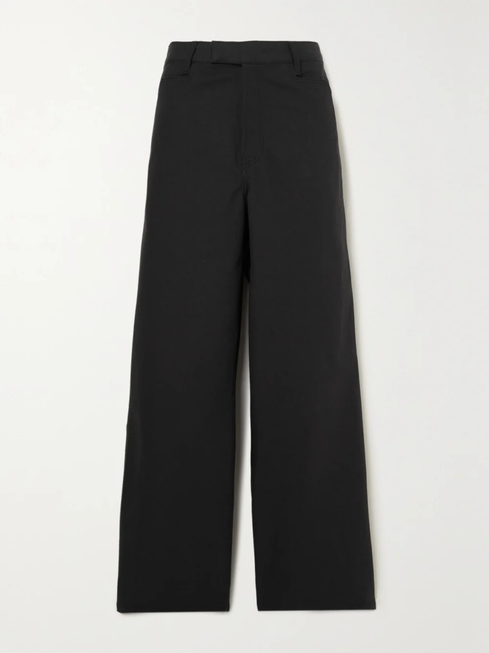 Amiri Cotton-canvas Wide-leg Pants in black