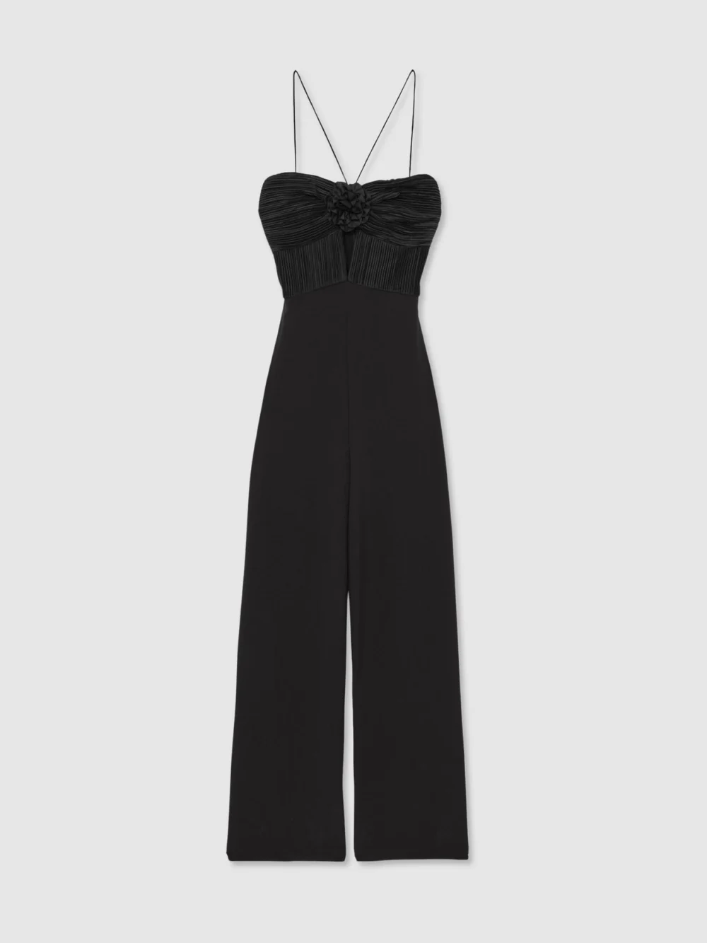 Amur Amur Cady Rosette Jumpsuit, Black, view 5
