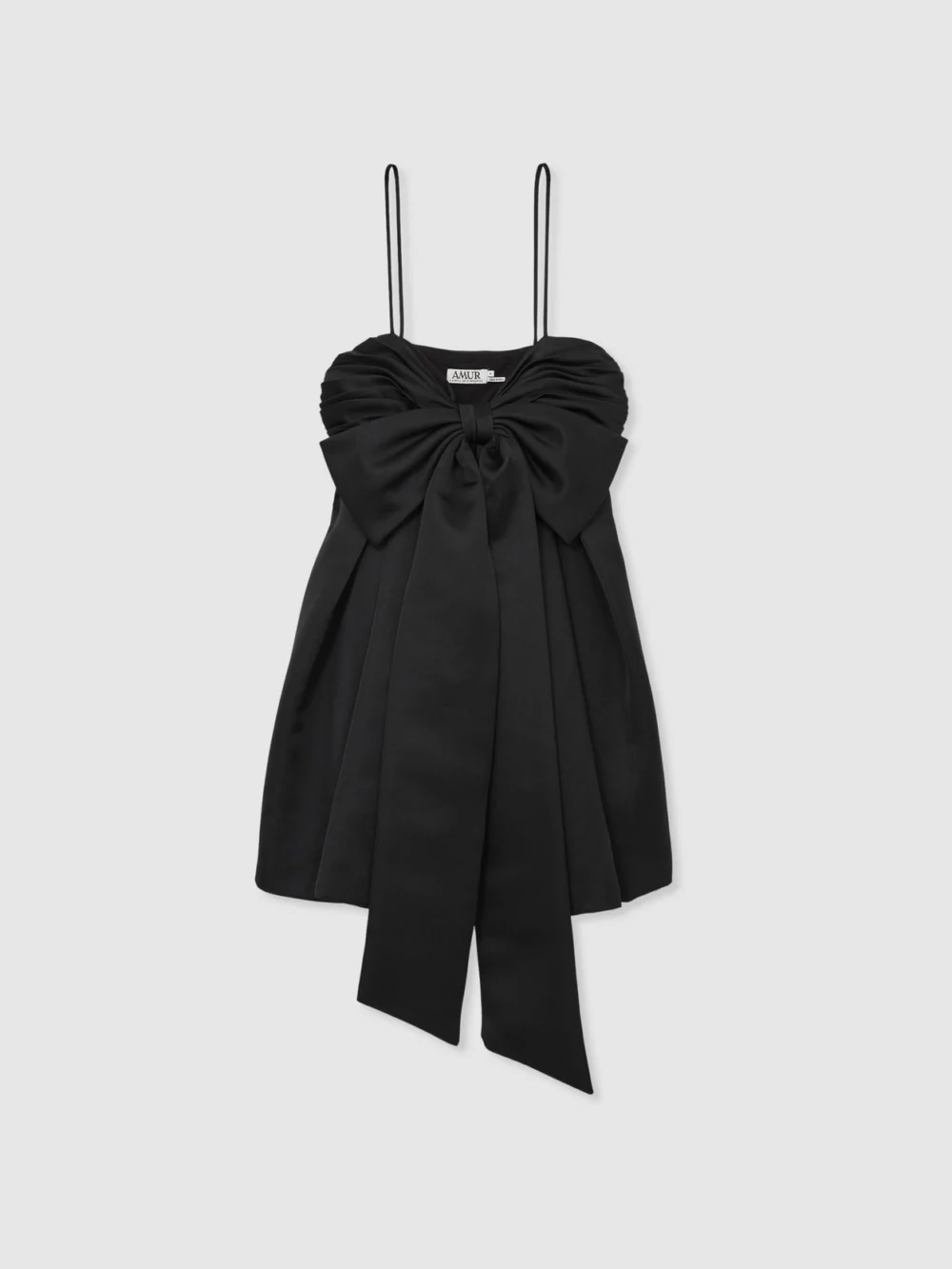 Amur Amur Women's Black Babydoll Bow Dress, view 2