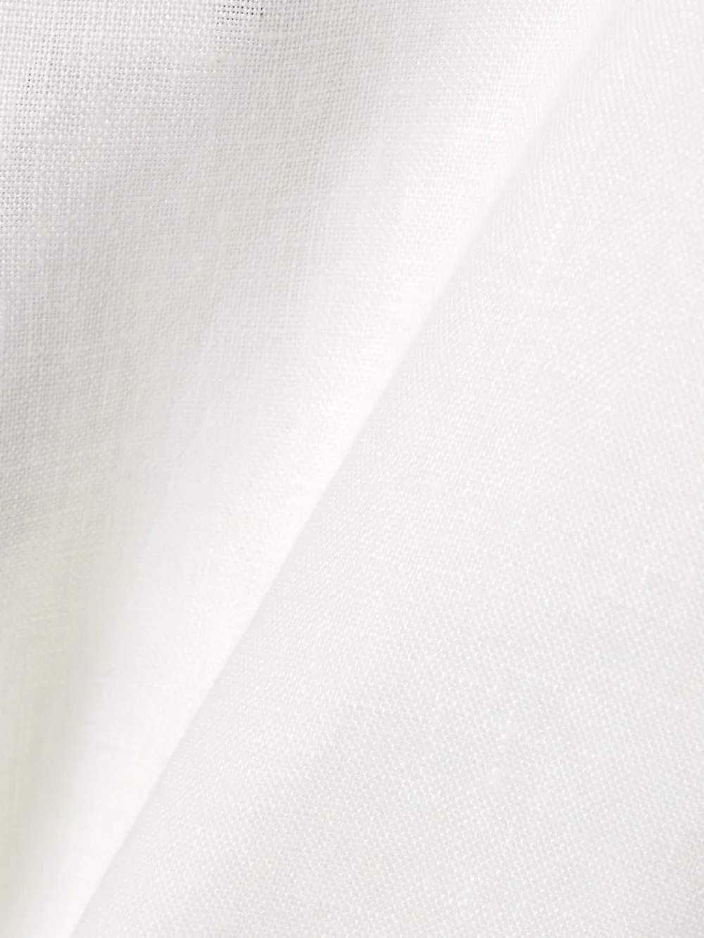 Close-up detail of the Andres Otalora Me Hablas Linen Wide-leg Pants