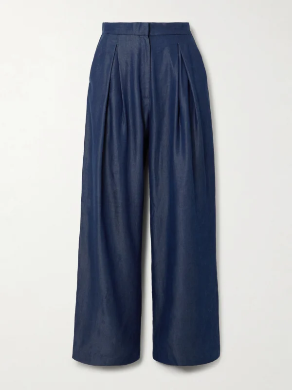 Andres Otalora Plenitud Pleated Tencel™ wide-leg Pants