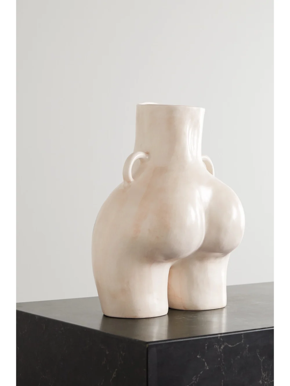 Back view of the Anissa Kermiche Love Handles Ceramic Vase