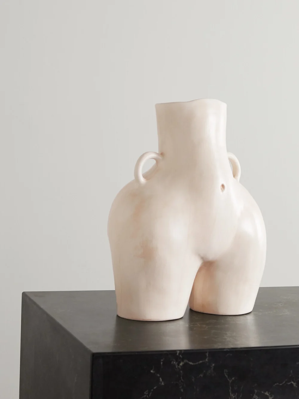 Anissa Kermiche Love Handles Ceramic Vase in cream