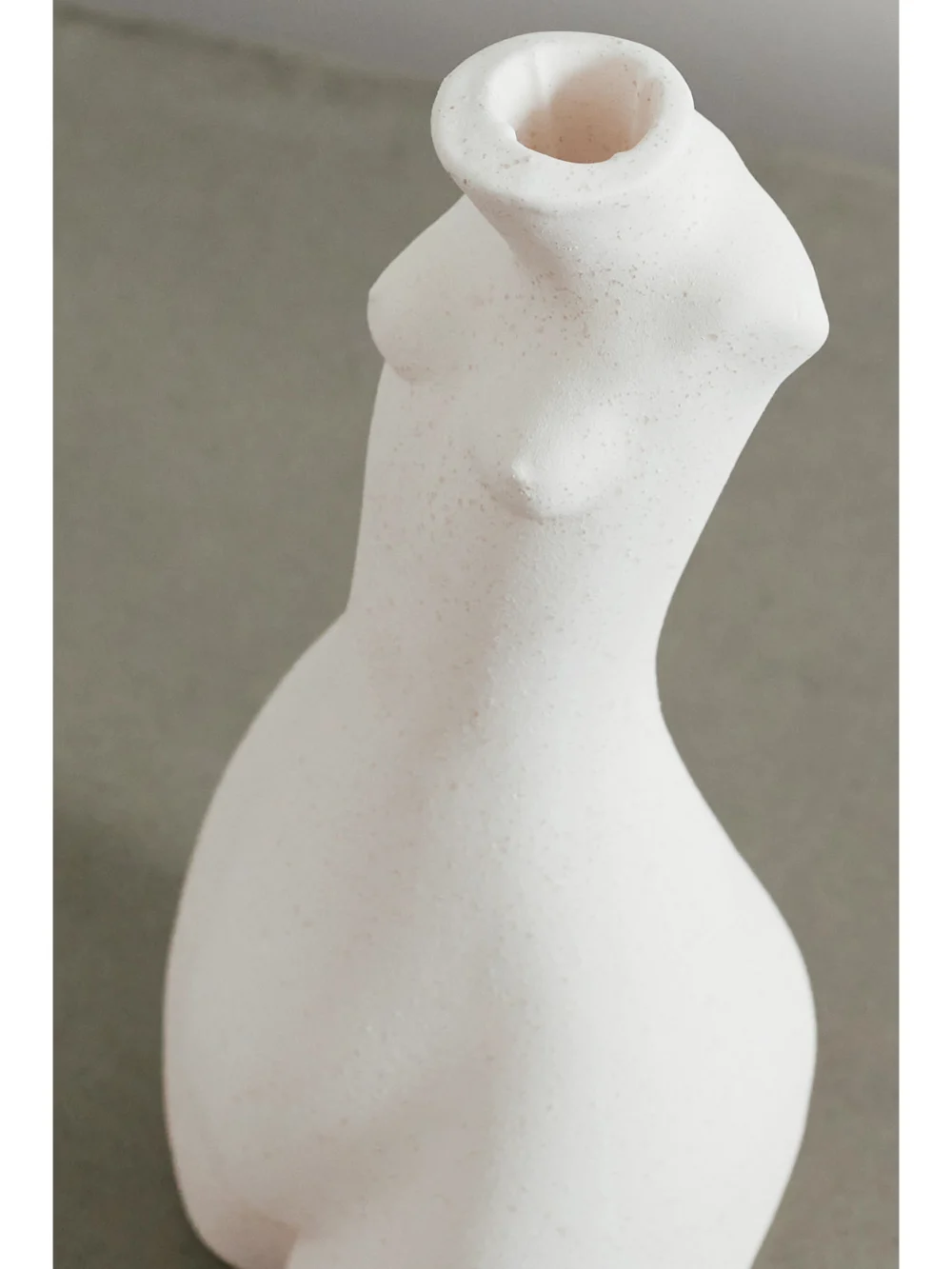 Close-up detail of the Anissa Kermiche Tit for Tat Ceramic Candlestick