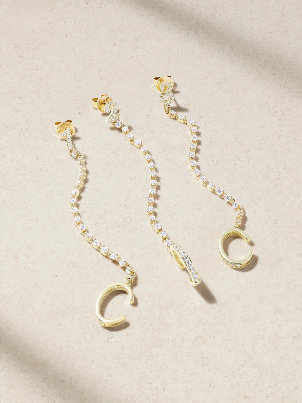 Anita Ko 18-karat Gold Diamond Earring in 2