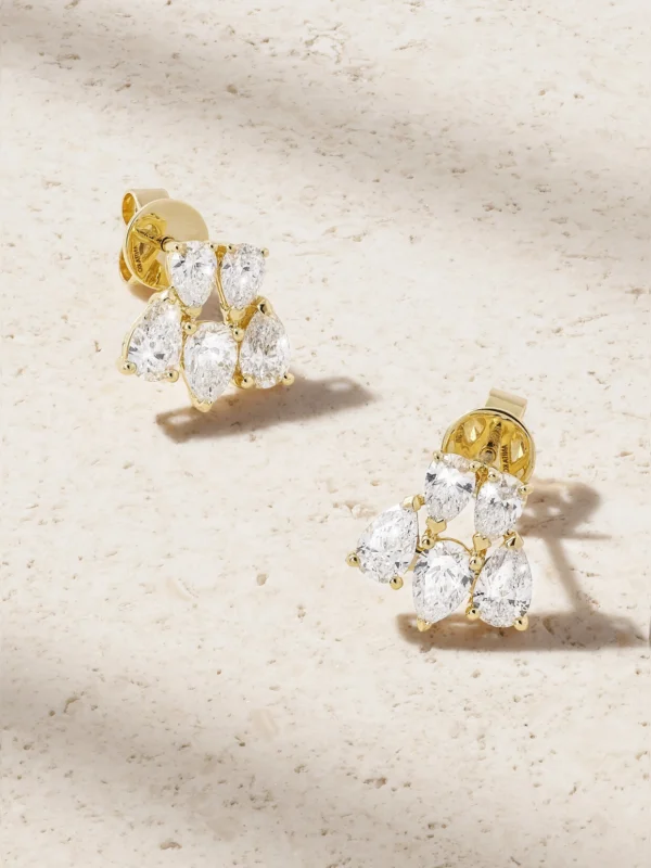 Anita Ko Clara 18-karat Gold Diamond Earrings