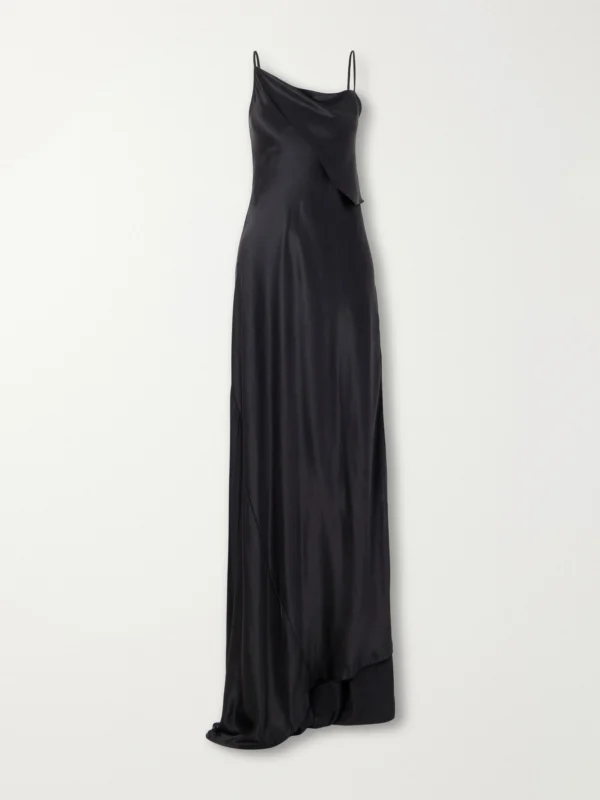 Ann Demeulemeester Aaricia Silk-satin Maxi Dress