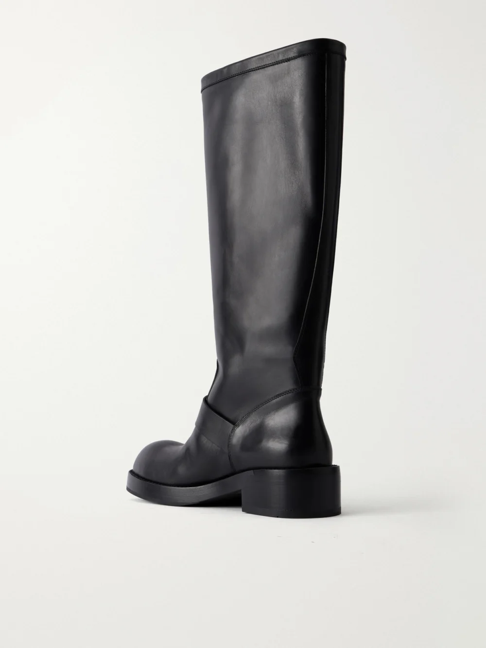 Back view of the Ann Demeulemeester Arwa Leather Knee Boots
